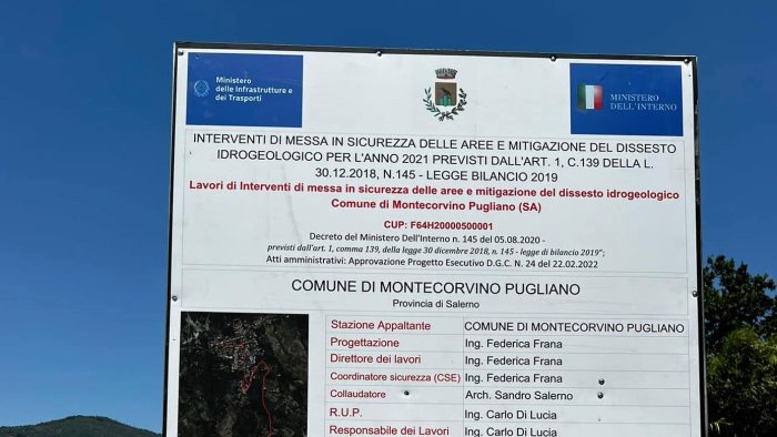 montecorvino pugliano partiti i lavori sulla strada comunale