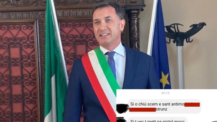 minacce di morte al sindaco via social denunciato 16enne