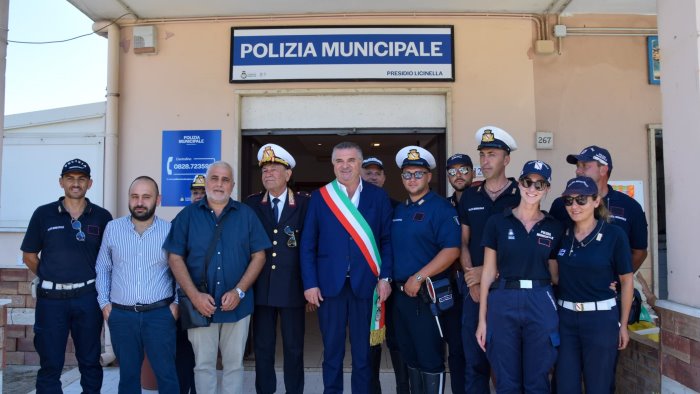 paestum nuovo presidio di polizia locale