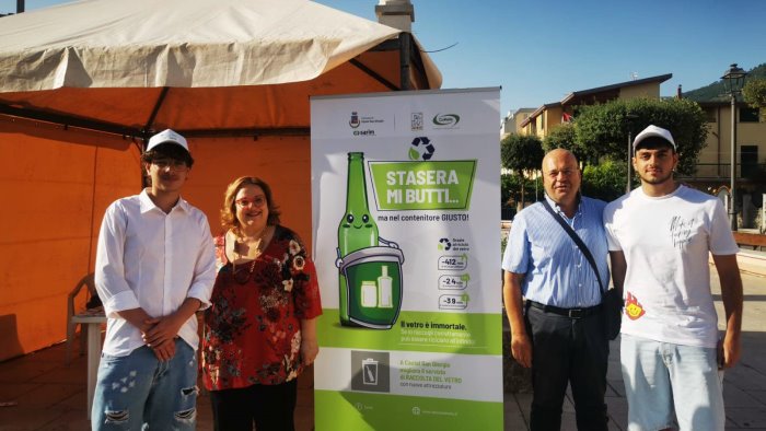 castel san giorgio migliora il servizio per la raccolta del vetro