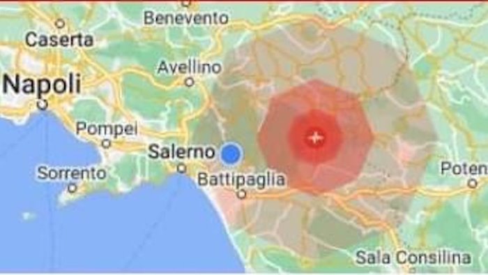 la terra trema scossa di magnitudo 3 6 registrata nel salernitano