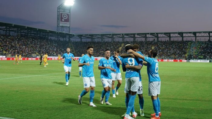 napoli le amichevoli estive in diretta su one football