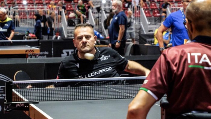 telesia for peoples attende paglia medaglia d oro e capitano gruppo paralimpico