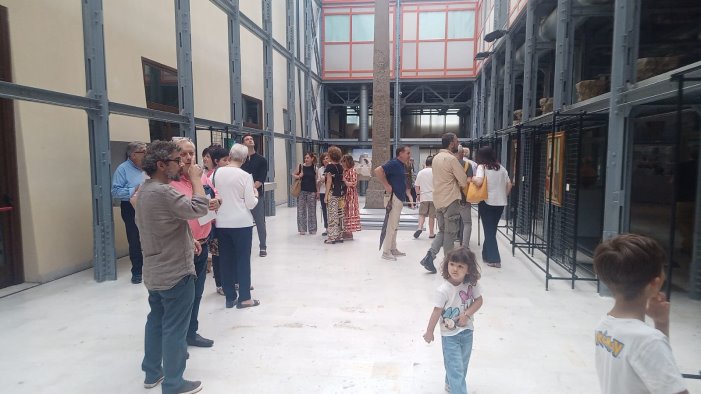 150 anni del museo del sannio inaugurata la mostra del pittore chiarotti