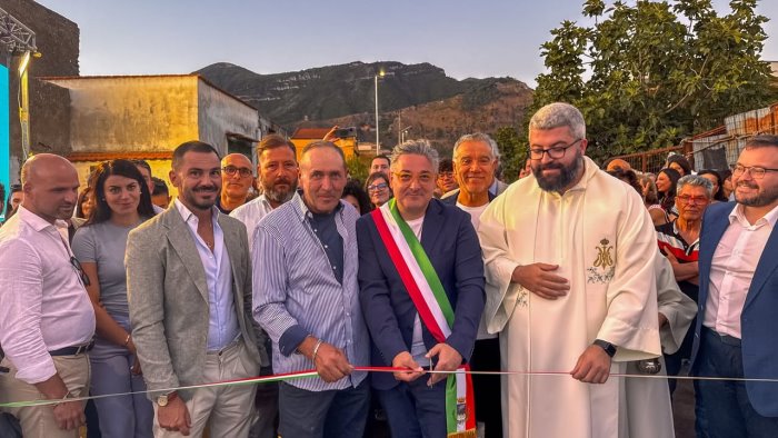 sarno inaugurata la nuova strada prolungamento di via ticino
