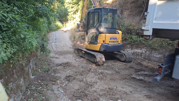 mercato san severino rischio idrogeologico lavori nella frazione di acquarola