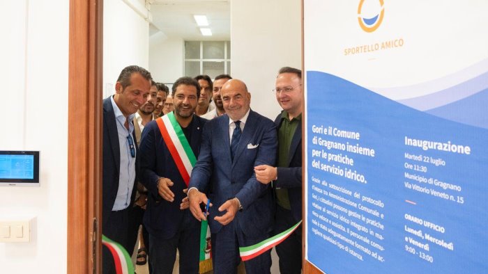 gragnano inaugura lo sportello amico gori un nuovo servizio per i cittadini