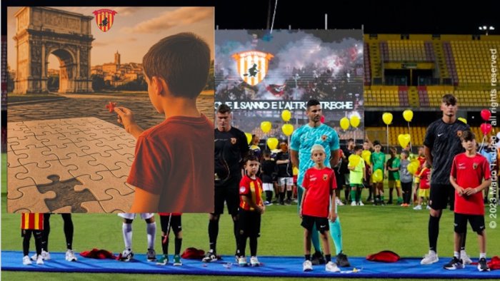 benevento tornano i messaggi subliminali questa volta per la maglia
