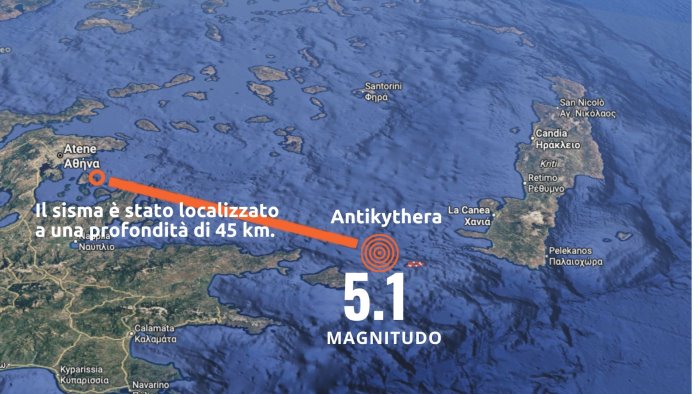 scossa di terremoto di magnitudo 5 1 scuote creta nessun danno segnalato