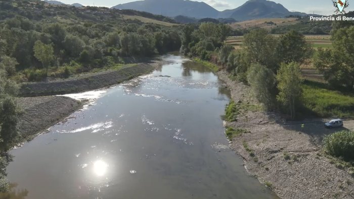 messa in sicurezza del fiume calore i dettagli dell intervento della provincia