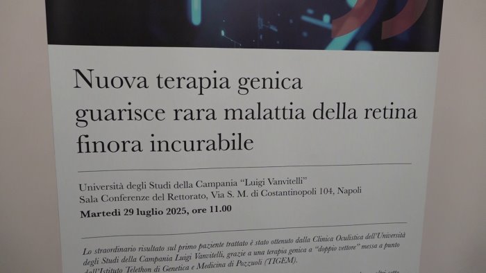 terapia genica a napoli il primo paziente al mondo riacquista la vista