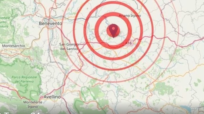 terremoto nella notte in irpinia scossa di magnitudo 3 5 a bonito