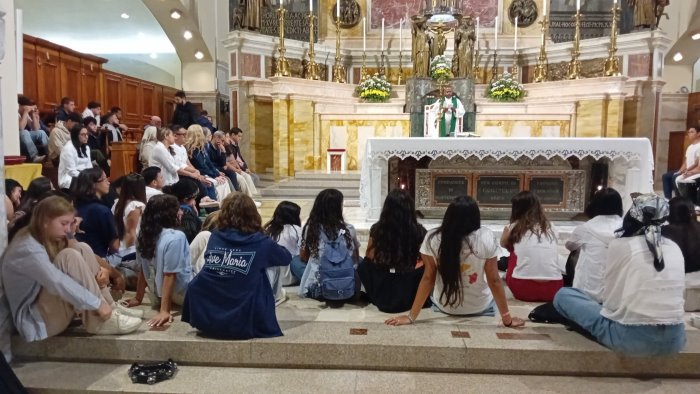 giubileo dei giovani da miami e montevergine per l inchino a mamma schiavona