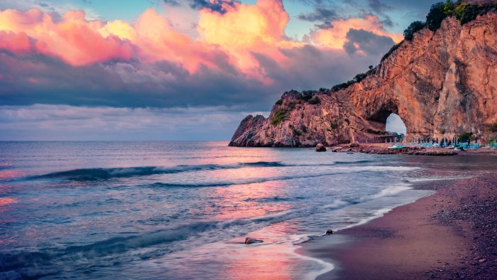 torna al comune centola l arco naturale di palinuro