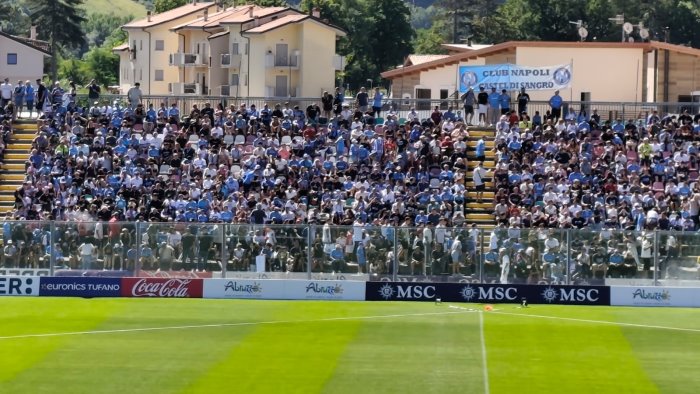 altre due amichevoli contro casertana e sorrento si giochera di mattina