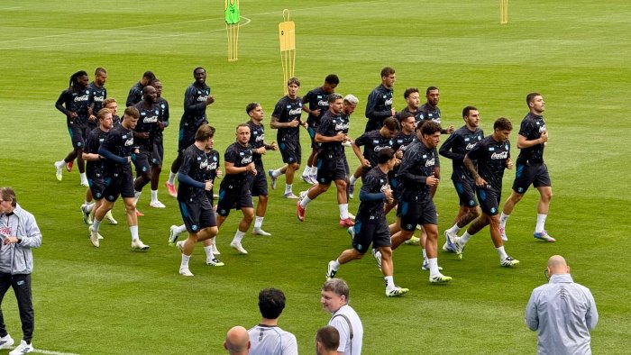 aumentano gli assenti oggi a castel di sangro in 7 si allenano a parte