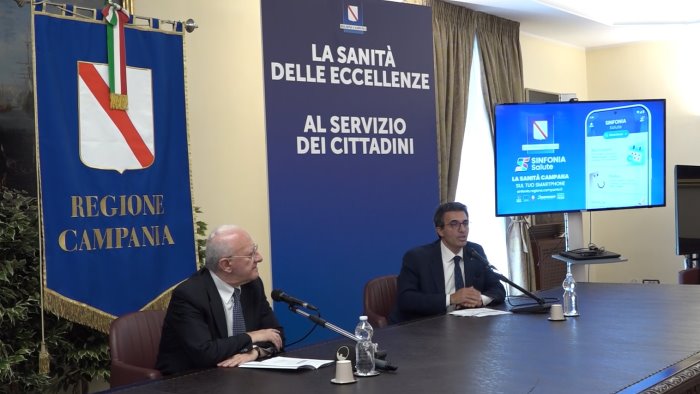 con sinfonia salute la sanita campana corre su smartphone
