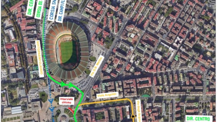 treni per la linea 6 della metro cambia la viabilita a fuorigrotta