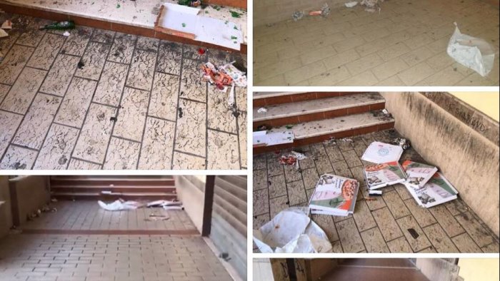 rifiuti abbandonati in strada a bellizzi ottusi e incivili