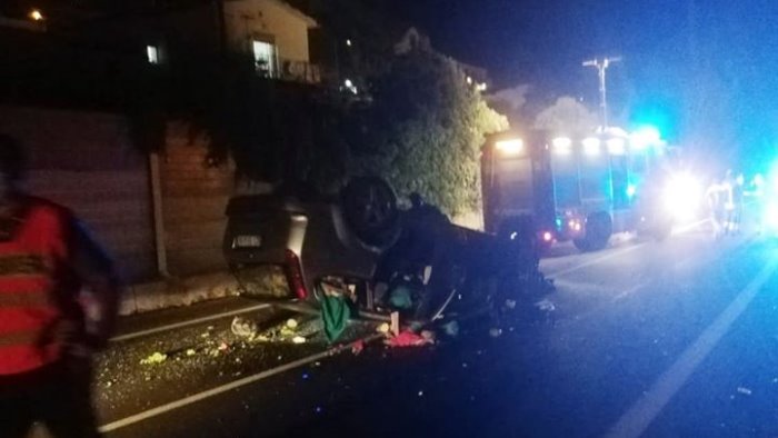 incidente sulla cilentana senza autovelox si torna a correre