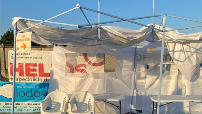 vandali in azione al junior camp grottaminarda