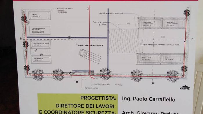 isola ecologica a montecorvino rovella al via i lavori