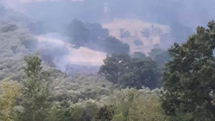 sventato incendio tra bracigliano e mercato san severino