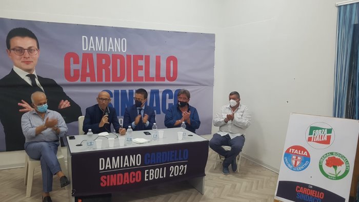 eboli al voto forza italia lancia cardiello e lui il cambiamento