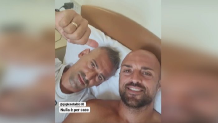 castaldo e zito si riabbracciano anche il centrocampista e della paganese