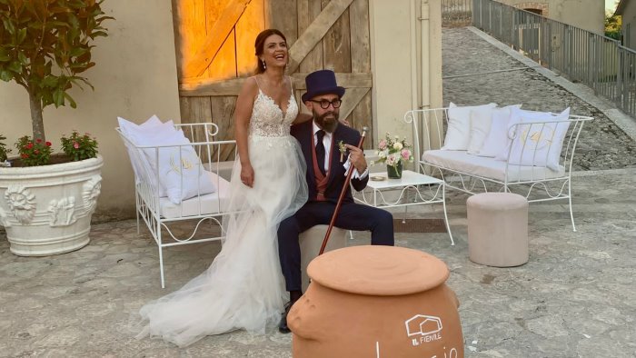 il si di rossella e lucio il primo matrimonio sulla rupe della felicita