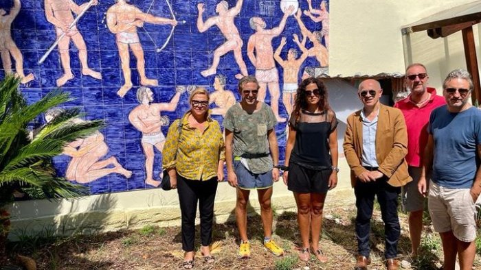 il pannello al pala di concilio sara ripristinato dal figlio di andrea guida