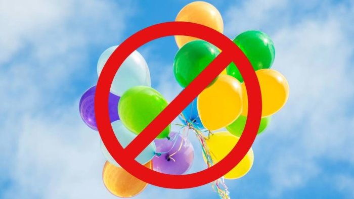 falciano del massico il comune vieta il volo dei palloncini inquinano