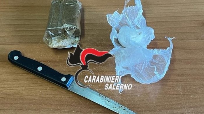 trovato con hashish e anfetamine arrestato straniero a capaccio paestum