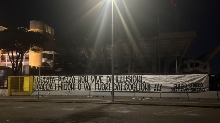 salernitana iervolino vuole tregua gli ultras incalzano fuori i milioni