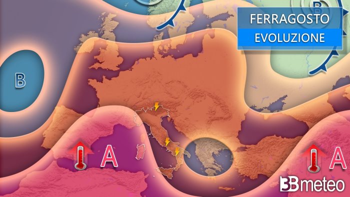 sole e caldo per il ponte di ferragosto ma attenzione ai temporali improvvisi