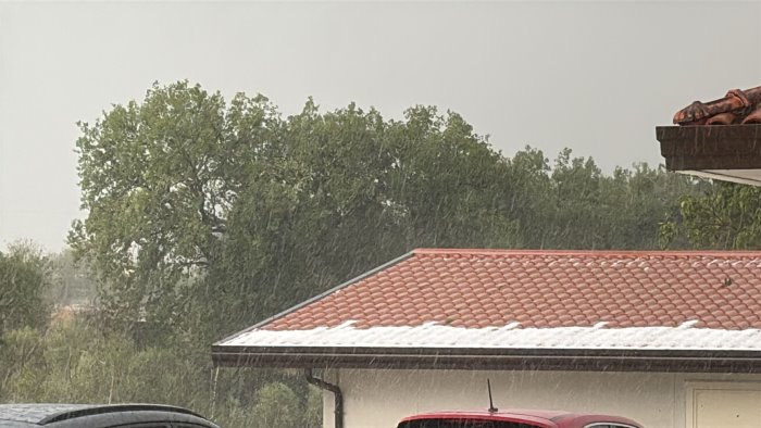 violenta grandinata e allagamenti nel sannio