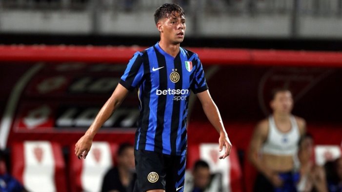 l avellino su fontanarosa il difensore in campo con l inter u23 a lumezzane