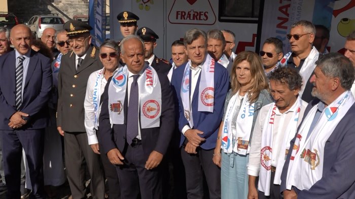 donazione sangue piantedosi in campo per la solidarieta a pietrastornina