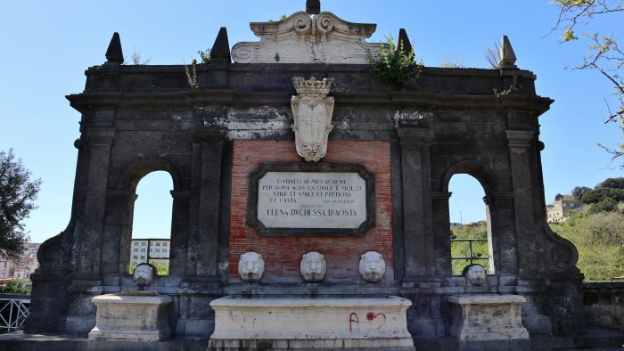 bonificata l area della fontana della duchessa a capodimonte