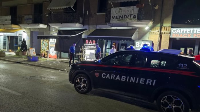 montefredane esplosione nella notte bomba contro il bar arcella