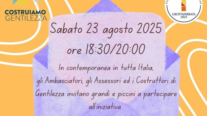 con fili di gentilezza tessiamo la pace fa tappa a pontecagnano il 23 agosto
