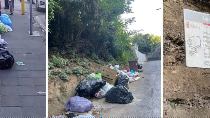 giordani prima cava la citta invasa dai rifiuti