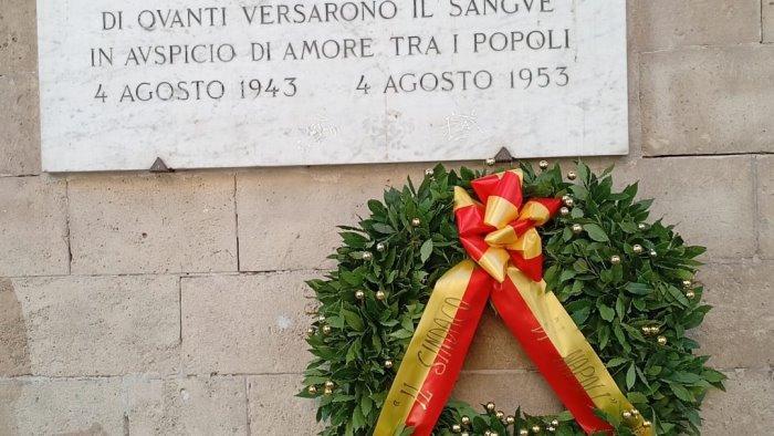 napoli ricorda il bombardamento del 4 agosto 1943