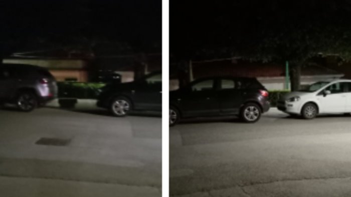 auto all interno della villa comunale ad ariano che non diventi un abitudine