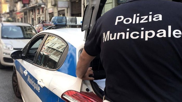 controlli su strada e nelle attivita commerciali multe e sequestri dei vigili