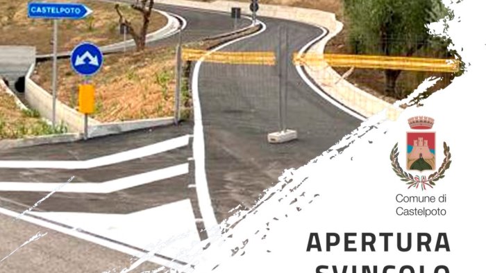 domani l apertura del nuovo svincolo per castelpoto