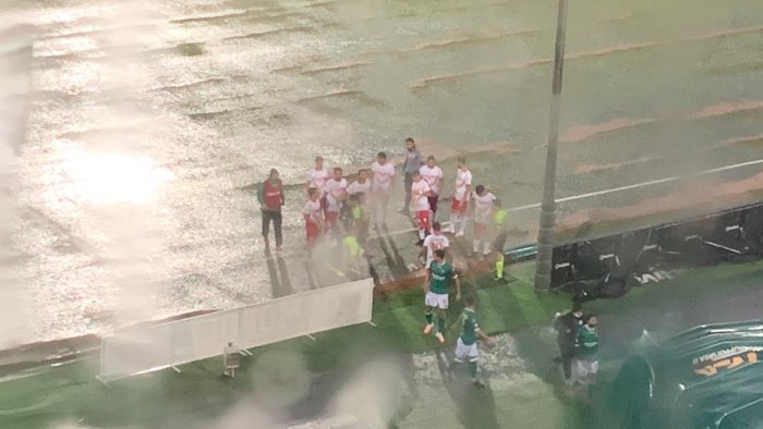 violento nubifragio al partenio sospesa avellino turris