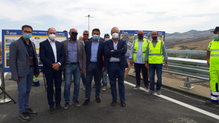 infrastrutture aperto il viadotto santo spirito investimento di 5 milioni