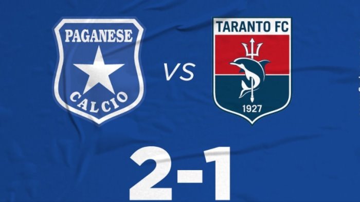 dalla zona cesarini alla zona paganese piovaccari stende il taranto 2 1