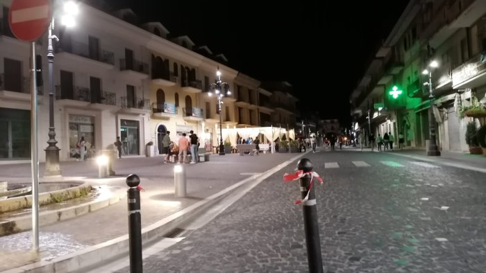 isola pedonale nei prossimi fine settimana a grottaminarda lungo il corso